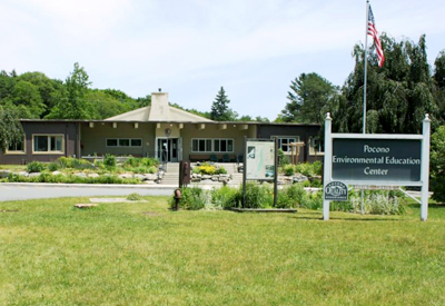 Entrance to PEEC: Pocono Environmental Education Center