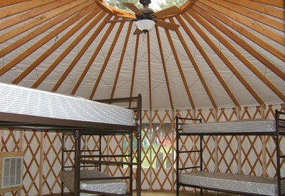 PEEC Yurts Interior