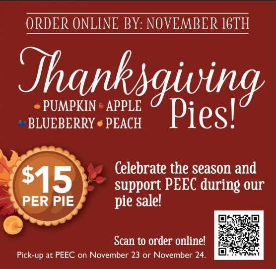 Thanksgiving Pie Sale